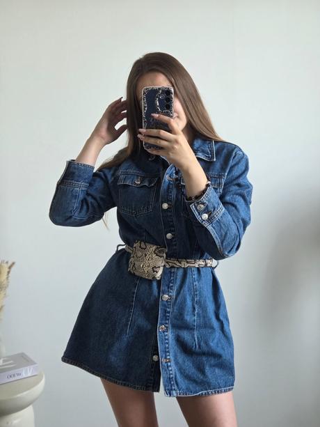 Zara rifľové šaty, zara,xl
