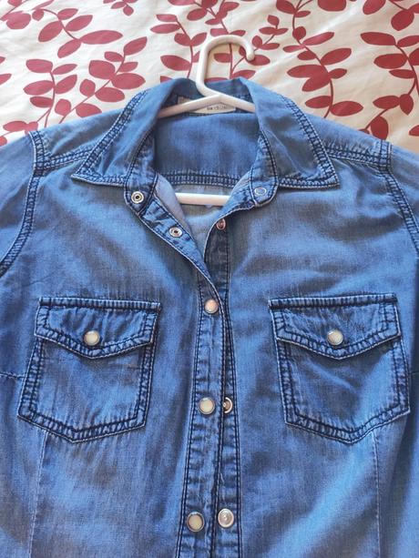 Riflová košeľa, s