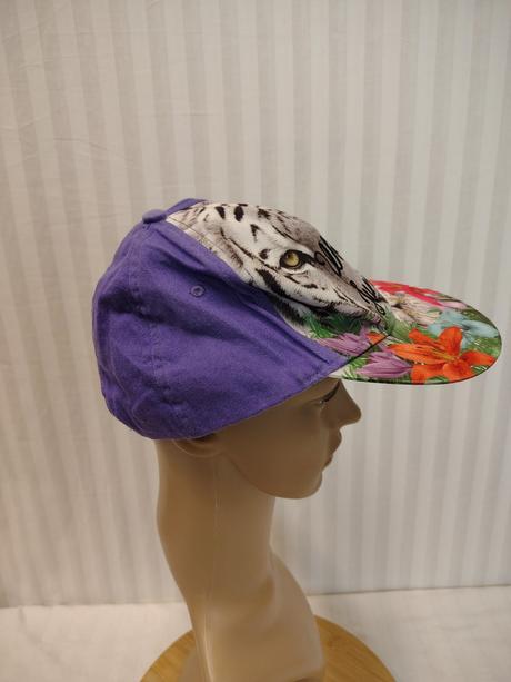 Fialová šiltovka farebný motív wild jungle, č. 508,