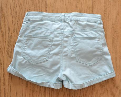 Bledomodré letné kraťasy v 152, h&m,152