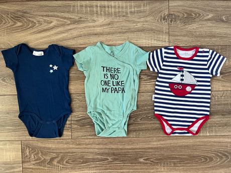 8 ks letne body 74, h&m,74