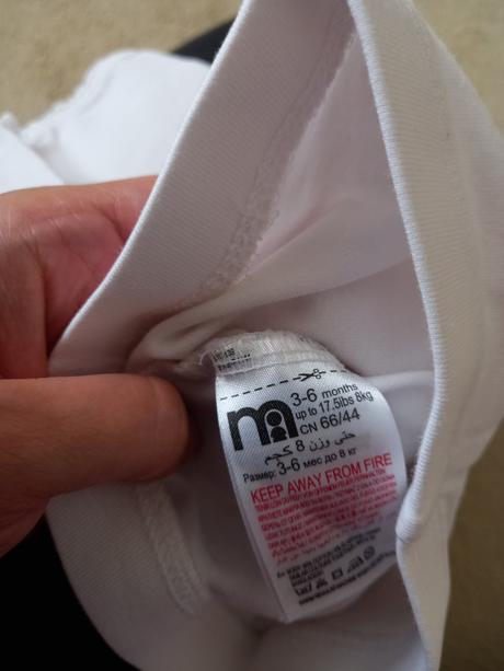 Biele leginy 68, mothercare,68