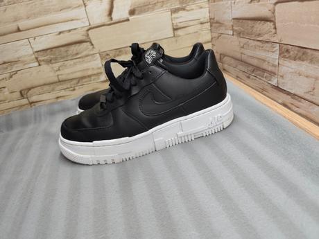 Nike air force 1 39 - dámske kožené čierne tenisky, nike,39