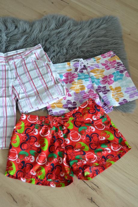 Dámske krátke nohavice farebné 3ks, veľkosť m, m