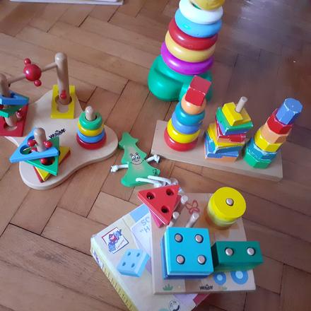 Drevene hračky woody, 