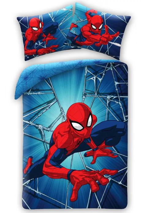 Obliečky do postieľky 100x140 spiderman - skladom, šírka (cm): 100,dĺžka (cm): 140