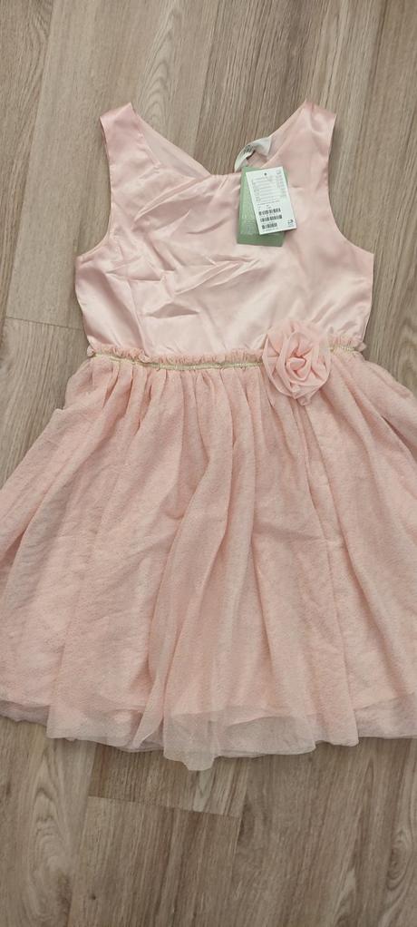 Nové elegantné spoločenské šaty tylová sukňa h&m, h&m,140