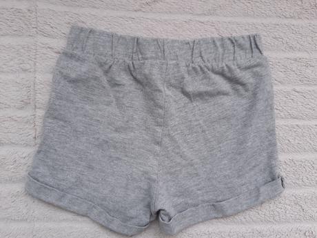 Kratasy sortky sivé 98/104/110, lupilu,104
