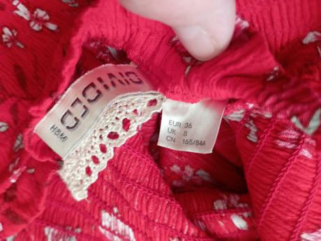 Kvetinové midi šaty, h&m,s