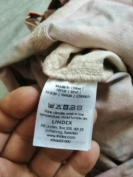 Krásny elastický kvet. overal lindex, v40, bavlna, lindex,40