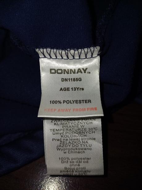 Modrá mikina, donnay,xs