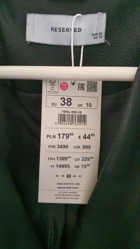 Koženková bunda, reserved,38