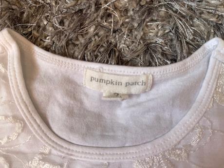 Tričko s čipkou, pumpkin patch,104