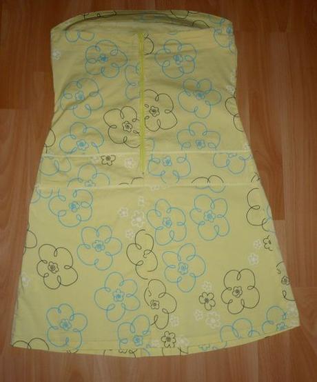 Žlté kvetové šaty, m