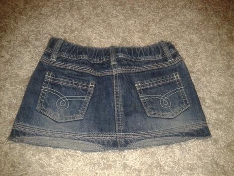 Trendy riflová suknička nenosená, adams,104