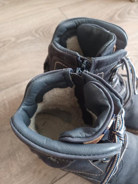 Kožené zateplené čižmy, lasocki,34