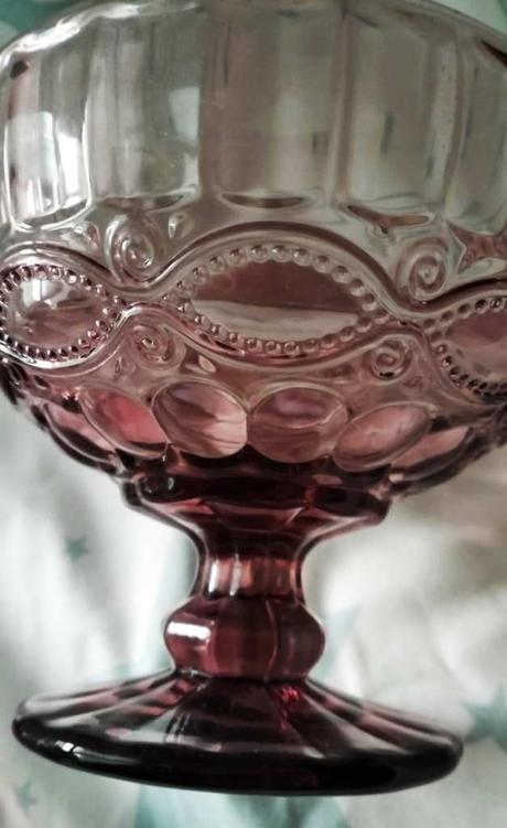 Poháre na zmrzlinu, ružová, vintage, fregata, 