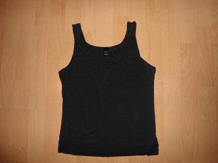 Cierne tricko - tielko, xs