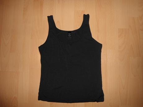 Cierne tricko - tielko, xs