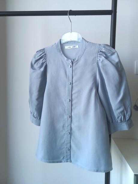 Linen blend košeľa samsøe samsøe xs/s, xs