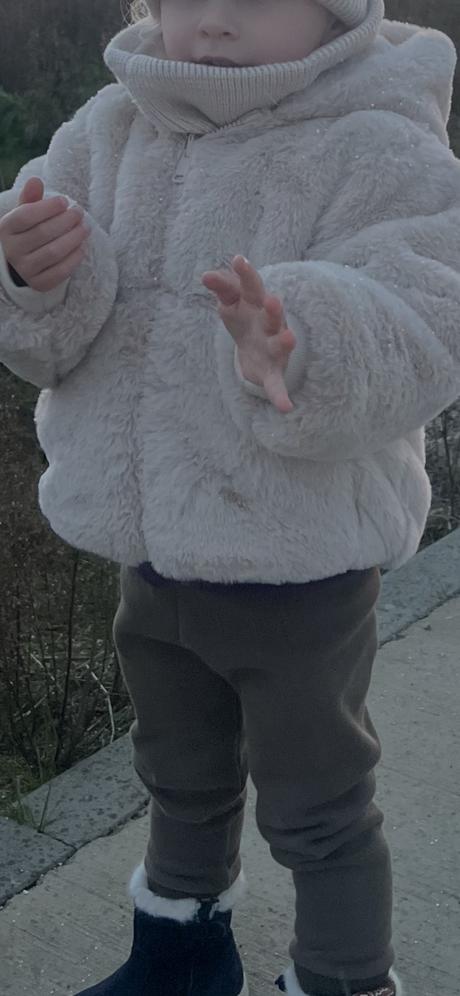 Obojstranná zimná bunda/kozuch zara č.92, zara,92