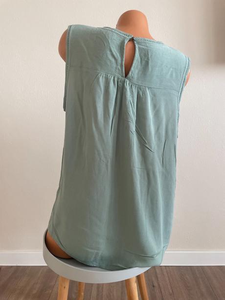 Bledo zelený viskózový top, s.oliver, s.oliver,xxl