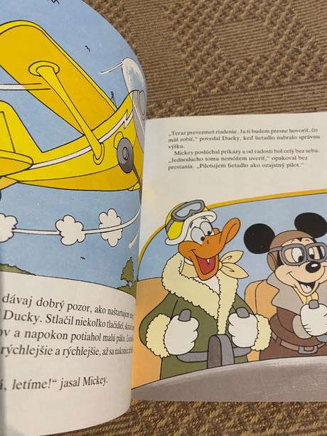 Zberateľská kniha walt disney mickey mouse v oblak, 