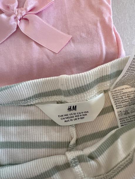 Tričko s kratasmi hm, h&m,134