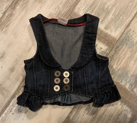 Riflová vesta s volánmi, next,104