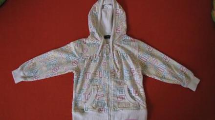 Mikina na zips s kapucňou, 116