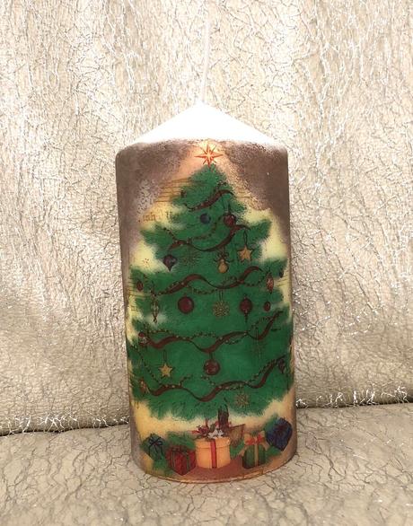 Vianocna sviecka, 14 cm,