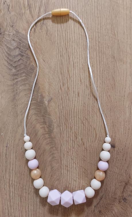 Silikónový náhrdelník na kojenie, 