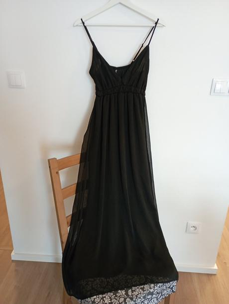 Letné čierne šaty, takko,38
