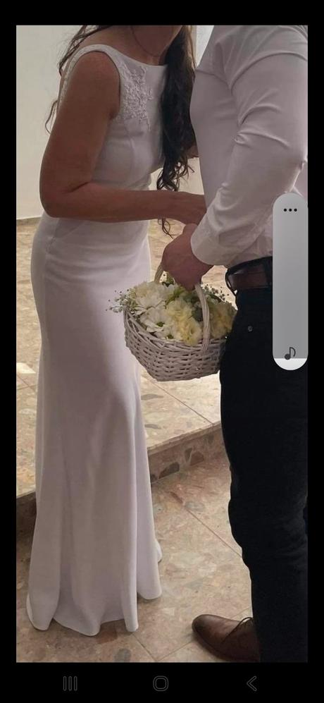 Svadobné- spoločenské šaty, s