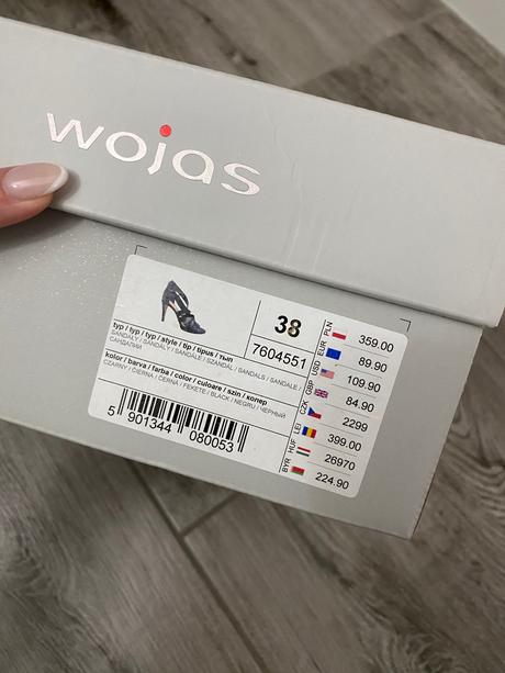 Wojas kožené sandale, 38