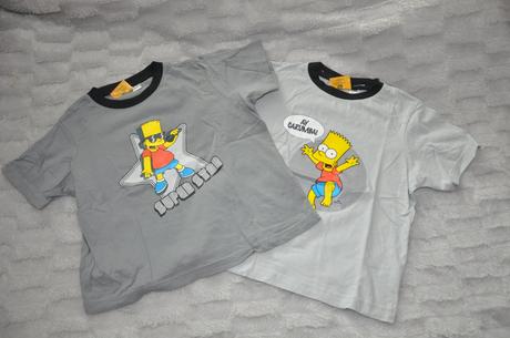 2x tričko simpsons 134/140, 134