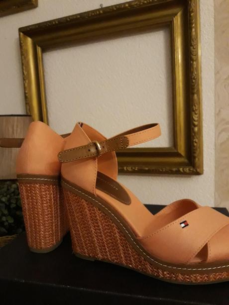 Sandale tommy na platforme, tommy hilfiger,37