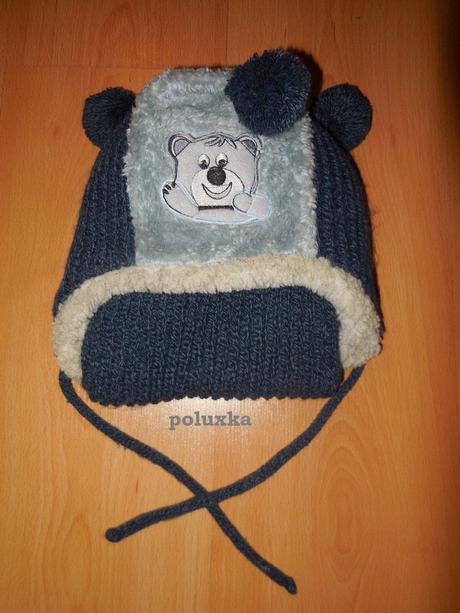 Zimný teplý set, čiapka a šál, 86