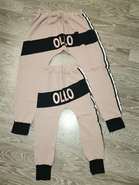 Pudlove teplaky ollo- set mama & syn, 122