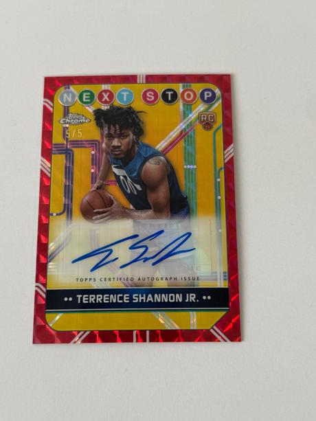 Kartička terrence shannon jr, 