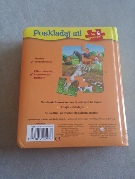 Kniha s puzzle,