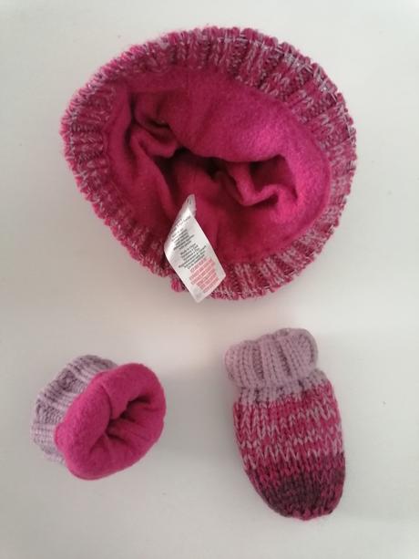 Zimna čiapka s rukavičkami, f&f,56