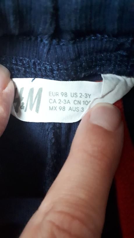 Tepláky, h&m,98