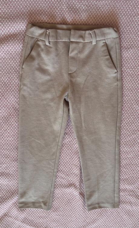 Béžové/krémové nohavice, zara, 110, zara,110