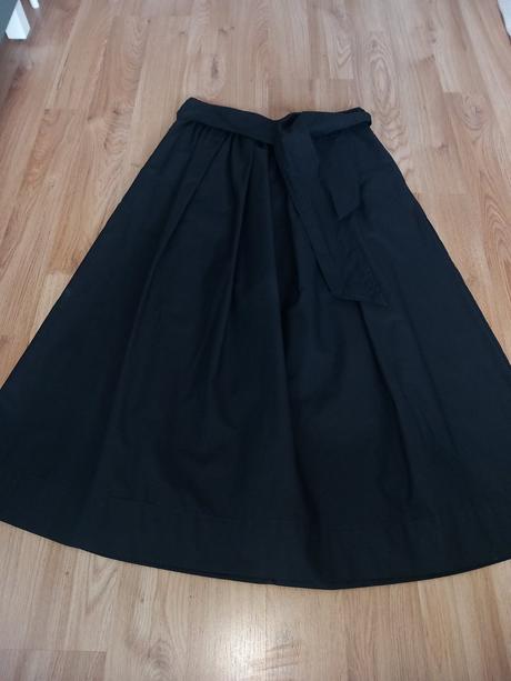 Čierna midi sukňa reserved 40/42/l, reserved,l