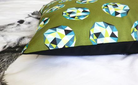 Obliečka na vankúš olive meteors 50x50cm, šírka (cm): 50,dĺžka (cm): 50