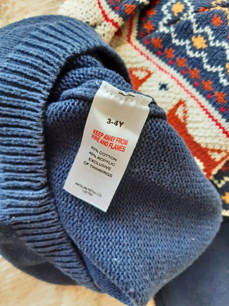 Pulóver líška 98/104 nórsky motív, 104