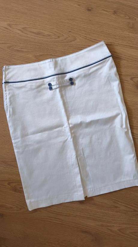 Biela elegantná sukňa chantall 38, chantall,m