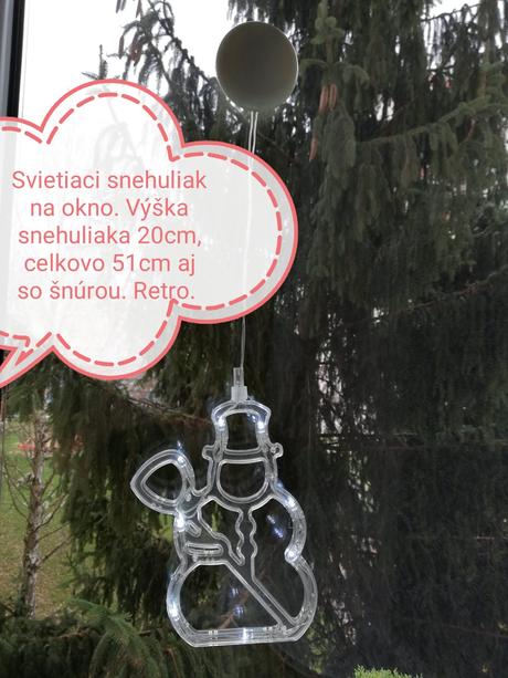 Retro svietiaci snehuliak, 