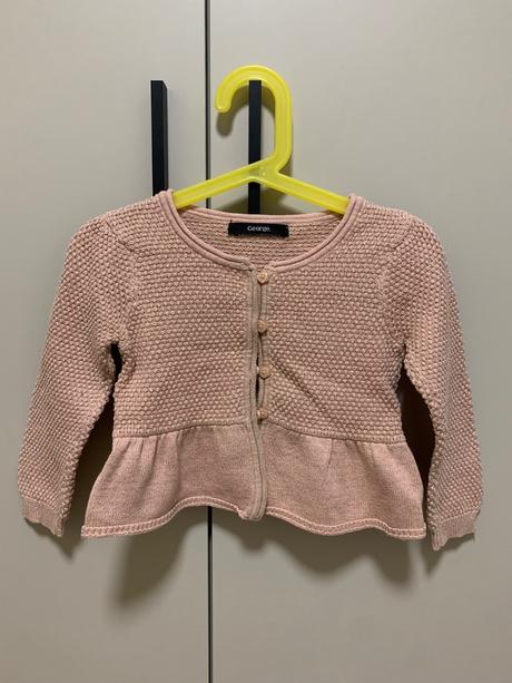 Staroružový svetrík s volánovým lemom, george,98